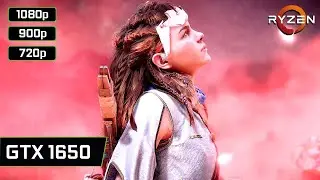 GTX 1650 Horizon Zero Dawn | All Settings Tested 1080p, 900p, 720p