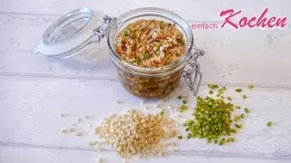 Süßer Nuss-Aufstrich Haselnuss Walnuss Pistazien - einfachKochen