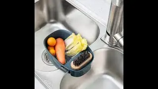 best Vegetable Fruit Dining Basket Saddle Shape Sink Drying Rack |idea |#shorts