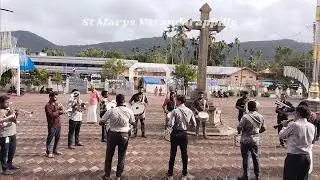 Kalvari Kunnile Song||Vachanam Christian Devotional Album||St Marys Varandarappilly 2025-26 Team🥁🎺||