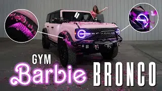 Transforming a Ford Bronco into Millennial Pink with Custom Wrap & RGB Lights! |4K|