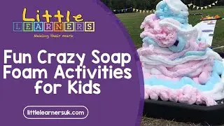 Crazy Soap Foam Fun | Bath Time Foam Activities for Kids