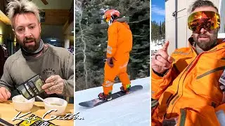 Snowboarding in Idaho | Kris Gethin #vlog Weekend Getaway
