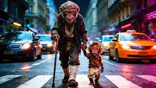 Heartbroken Monkey Saves Grandpa | Ultimate Revenge Short Film 🚗💔#FamilyFirst #HardWorkPaysOff#Viral