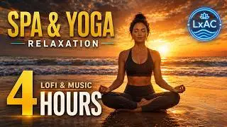 Ocean Breath & Inner Calm 🌊🌞💫 | Lofi Spa & Yoga Relaxation Music