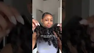 Easy curly claw clip style🤍 using kinky curly clip ins from @curlsqueenofficial #besthairextensions