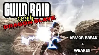 Using DRAGSLAVE on Guild Raid #asobimo #toramonline #skills