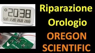 0535: Riparazione Orologio Oregon Scientific Jumbo Clock Wall