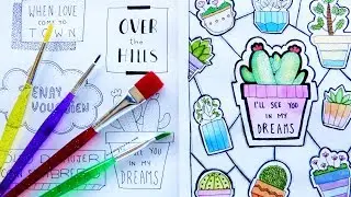 RECUADROS Y TÍTULOS BONITOS + PORTADA para CUADERNO  con cactus y plantas 🌵 (Nica Bernita)