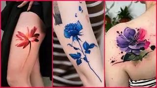 Lovely Flower Tattoo Design Ideas For Girls 2025 / Beautiful Flower Tattoo Designs / Women's Tattoos