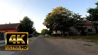 Driving in Serbia, Temerin, Blok 22, 4K