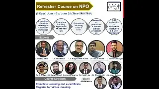 NPO DAY 5 - GST implication on charitable institutions and CSR