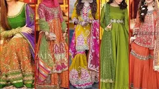 Bridal mehndi dress design || latest mayon dress designs 2025