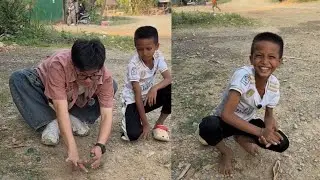 ប្រកួត បាញ់ឃ្លី ជាមួយកូនក្មេងក្នុងភូមិ 🤣 សងសឹក