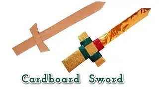 How to make a Cardboard Sword | Easy Sword making | Kids fancy dress