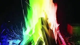 LE FEU MYSTIQUE MAGIC TRICKS FLAMES DE COULEUR
