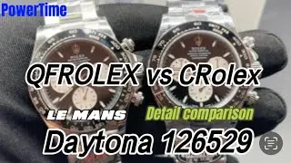 CRolex vs QFRolex - Rolex Daytona 126529 Le mans -COMPARISON