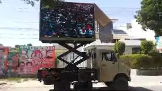 Hire On hydraulic led mobile Screen truck In assam, west bangal, udisha 09718383602