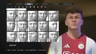 Face Maximilian Ibrahimović - Ajax for fifa 22
