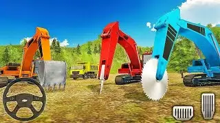 Heavy Excavator Rock Mining 🪨 | JCB Road Construction Simulator 3D | Android Gameplay 2026