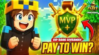I Got MVP+ Rank in GamerFleet's Minecraft Server!😎 (Commands + VIP Giveaway)