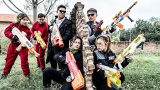 LTT Nerf War : SEAL X Warriors Nerf Guns Fight Dangerous Criminal Group Professional Hunter