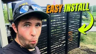 How to Install Privacy Screens Easily | Clean, Modern, Lighting