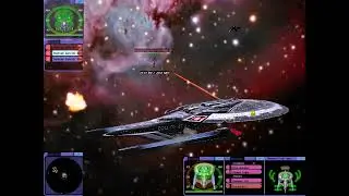 USS France vs Hydran Carrier Trio | Remastered v1.2 | Star Trek Bridge Commander