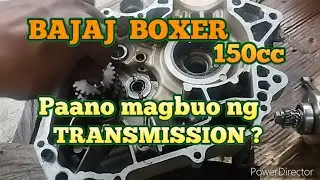 Kawasaki BAJAJ BOXER 150, Paano magbuo ng transmission?