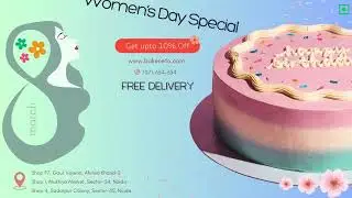 Women's Day Special Cakes Online | Best Cake Shop in Noida & Ghaziabad | Cake Delivery in NCR