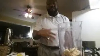 Making Dr Sebi's Sea moss smoothie