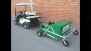 Spazzatrice trainata FTEK MT1.20 per aghi di pino, foglie, prato