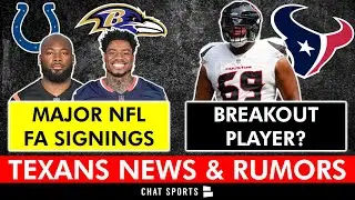 MAJOR Signings That Impact The Houston Texans + Ed Ingram Best Guard In The NFL?