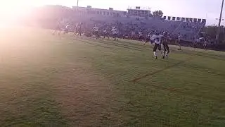 Short-yardage gain by the Northwest Guilford Vikings.