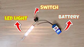 LED Light And 9V Battery Circuit | School Project For School Exhibition | Easy Science Project 