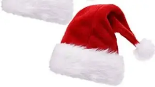 3 Minutes me banaye Beautiful Santa 🎅 Claus Cap / Santa Claus Cap cutting and stitching in Hindi 👌