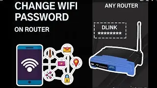 How to Change wifi password on any router | Dlink-DIR600M