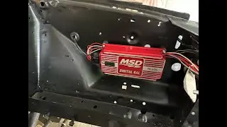 FoxBody Fairmont Mounted the MSD Digital 6AL Ignition Box.