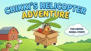 Chikki&rsquo;s Helicopter Adventure | Fun Animal Moral Story for Kids