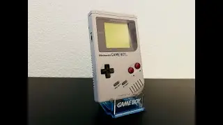 Gameboy DMG-01 cleaning, retrobrighting and polishing