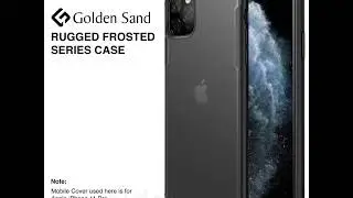 Golden Sand Rugged Frosted Series Premium Shockproof Mobile Case Cover #Apple, #Oneplus, #Samsung.