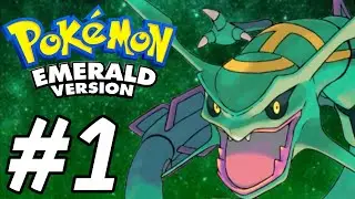 Pokemon Emerald Gameplay Walkthrough PART 1 (Gameboy Advance)