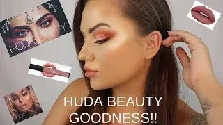 HUDA BEAUTY DESERT DUSK PALETTE & OTHER GOODIES || SMJP MAKEUP