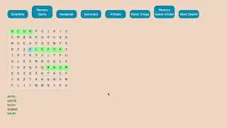German Word Search &ndash; Find & Learn! | Wortsuche Spiel