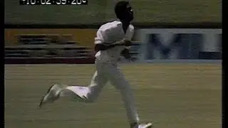 Very fast bowling - Michael Holding at Brisbane 1979