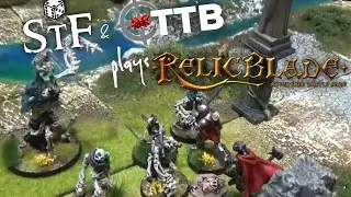 Relicblade battle report #1 Bone&Darkness vs Heroes