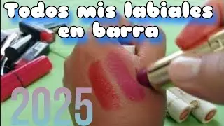 Colección de Maquillaje 2025 / Labiales en barra / #colecciondemaquillaje #corderitomiriam coleccion