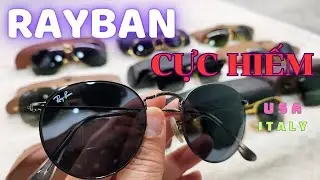 Hiếm Đẹp ! Mắt K&iacute;nh Rayban Ch&iacute;nh H&atilde;ng Cổ Xưa Usa Italy Gi&aacute; Tốt  #matkinhrayban #matkinhhieu