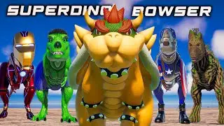 Bowser Unleashed | Avengers Face a DinoRider Threat (JWE2 Cinematic Gameplay)