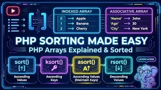 &ldquo;Complete PHP Array Sorting Tutorial: Indexed & Associative Arrays Fully Explained&rdquo;
